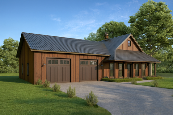 Barndo Plan with Big Garage
