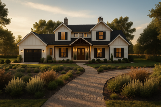 Photo 16 for Farmhouse House Plan #1109-15 - 5 bed, 3 bath