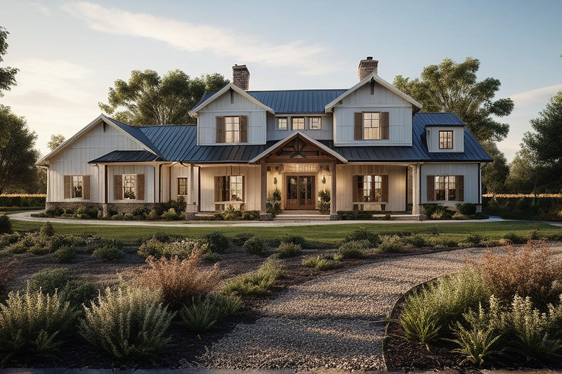 Photo 2 for Farmhouse House Plan #1109-15 - 5 bed, 3 bath